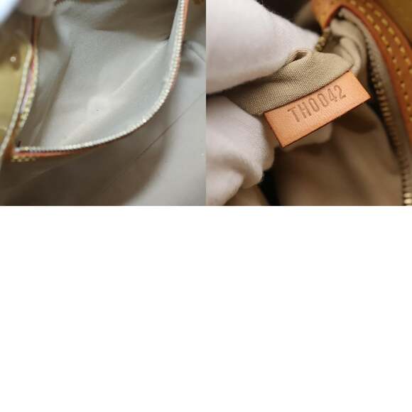 LOUIS VUITTON Monogram Vernis Reade MM Hand Bag Beige M91141 - Picture 12 of 12